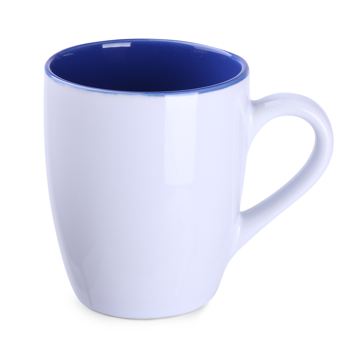 blanc / réflexe bleu